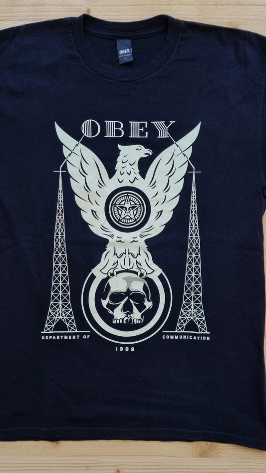 T-shirt Obey Noir taille L - PEAKEE