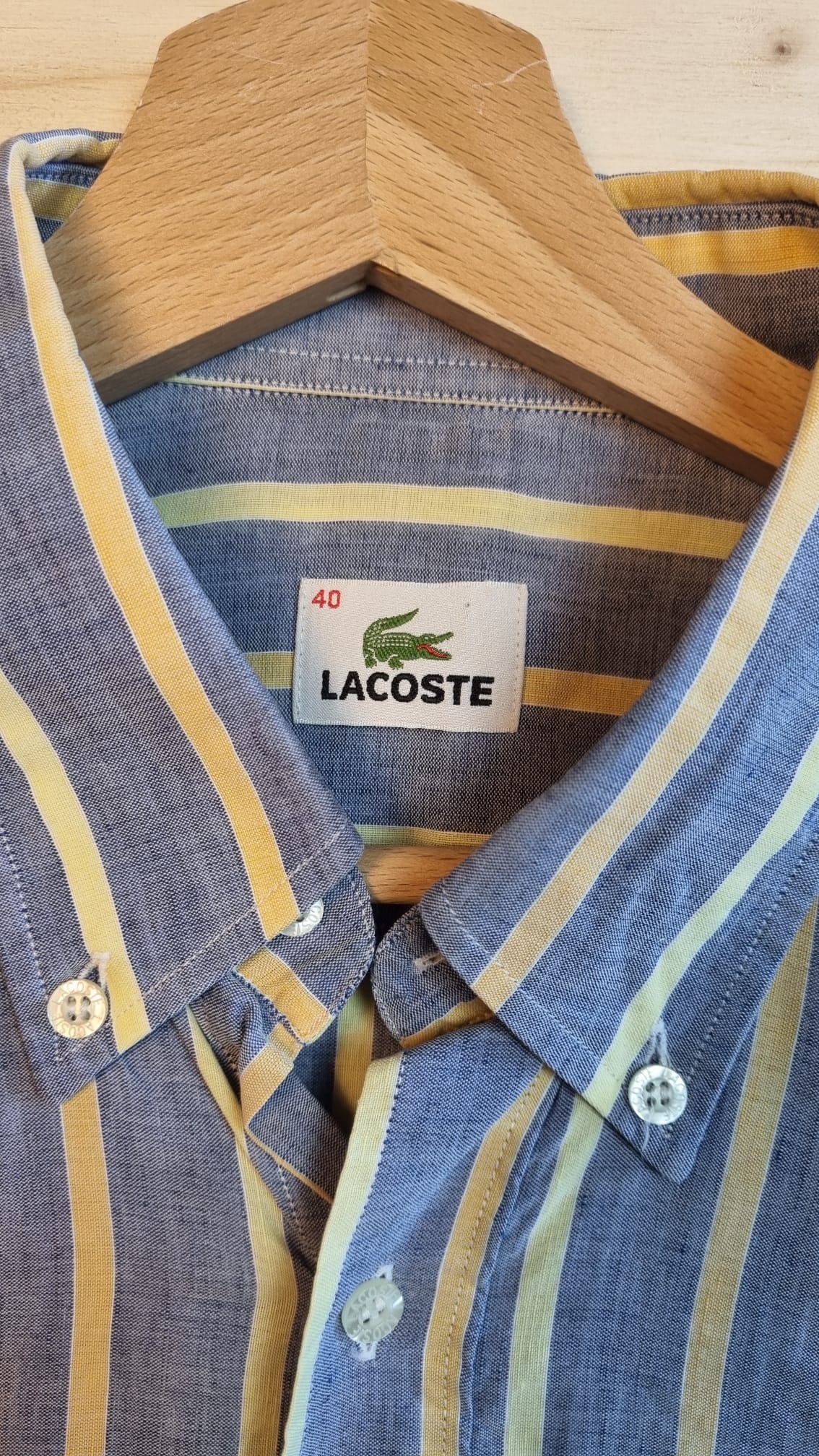 Chemise Lacoste rayé - M