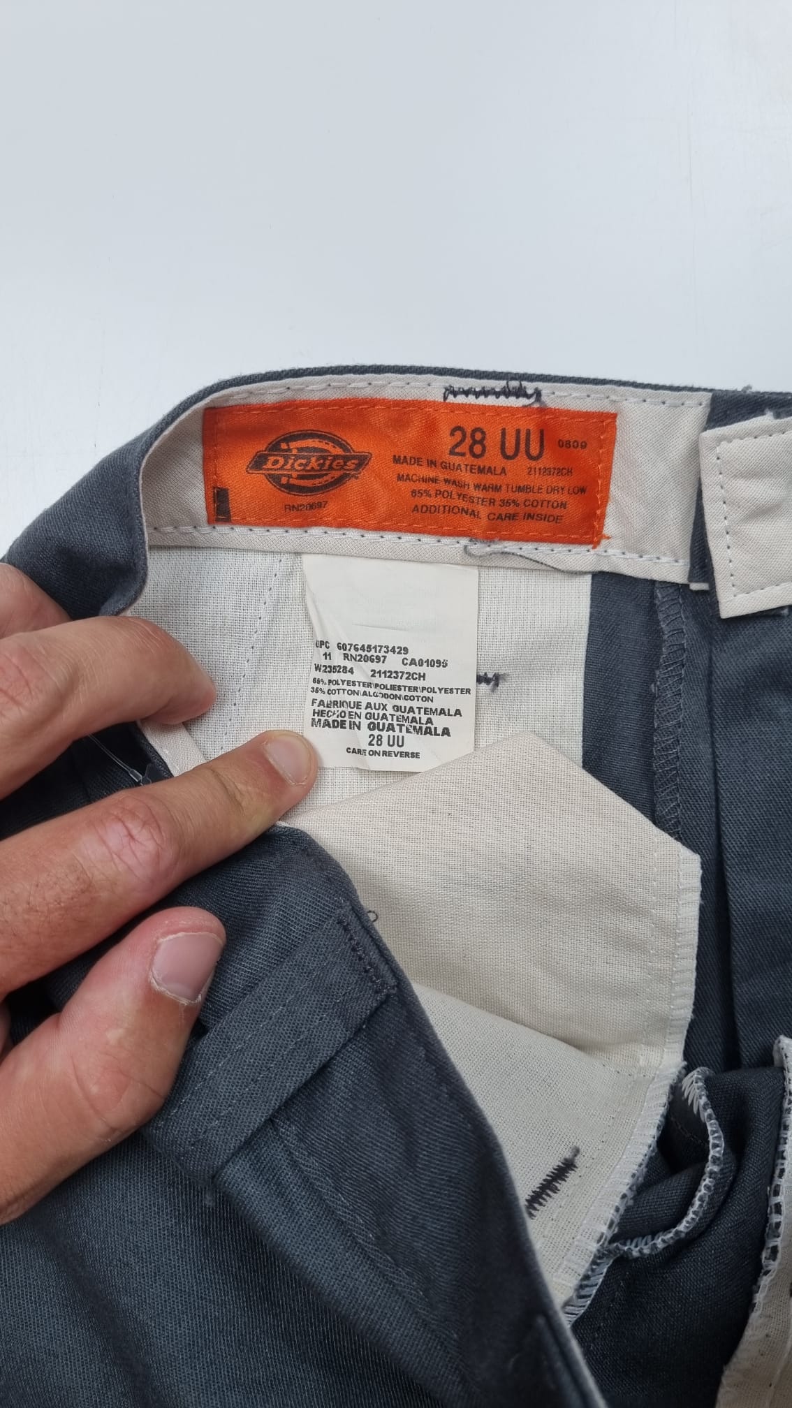 Pantalon Dickies gris- 28 US