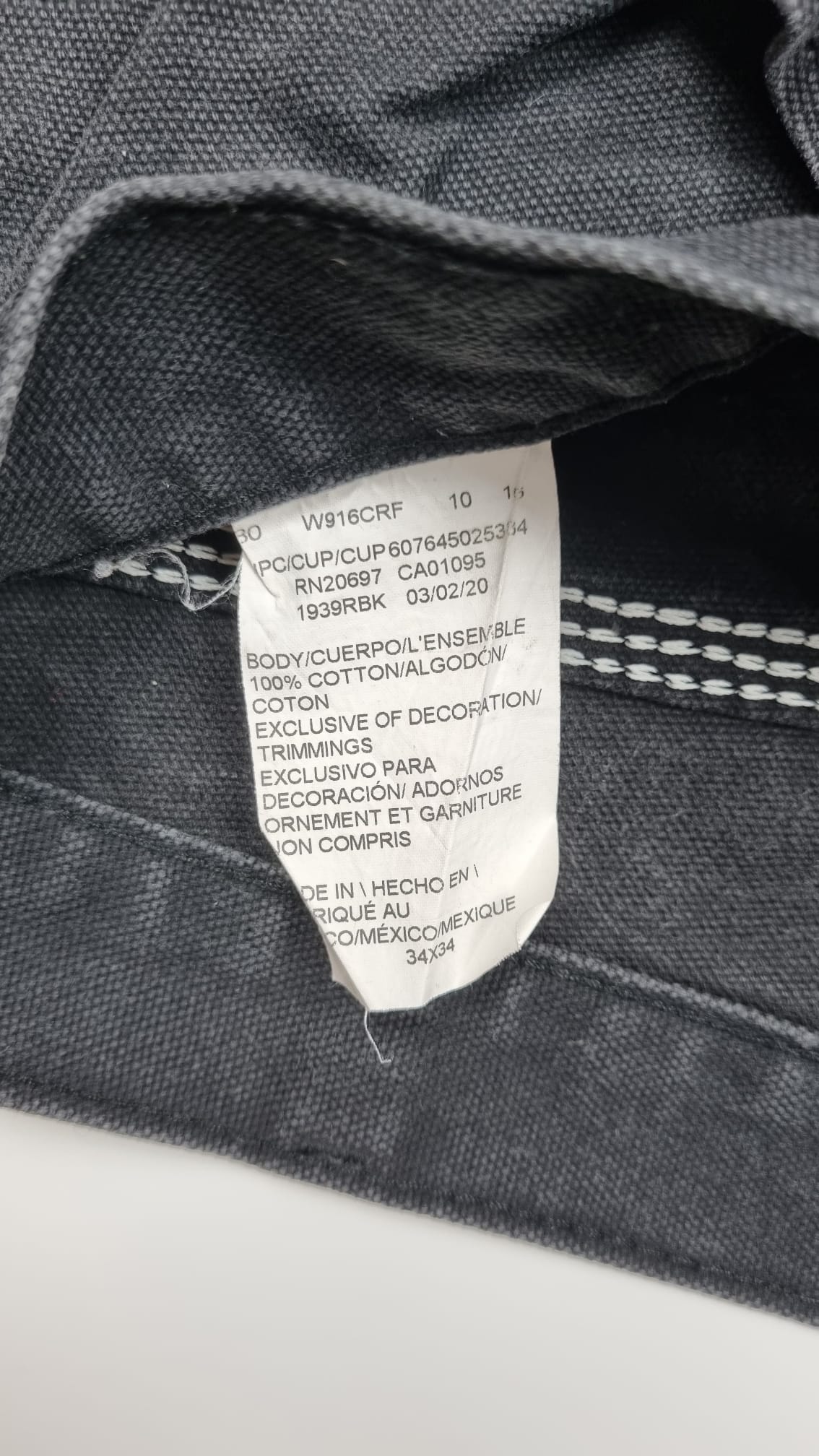Jean Dickies noir - W34/L34