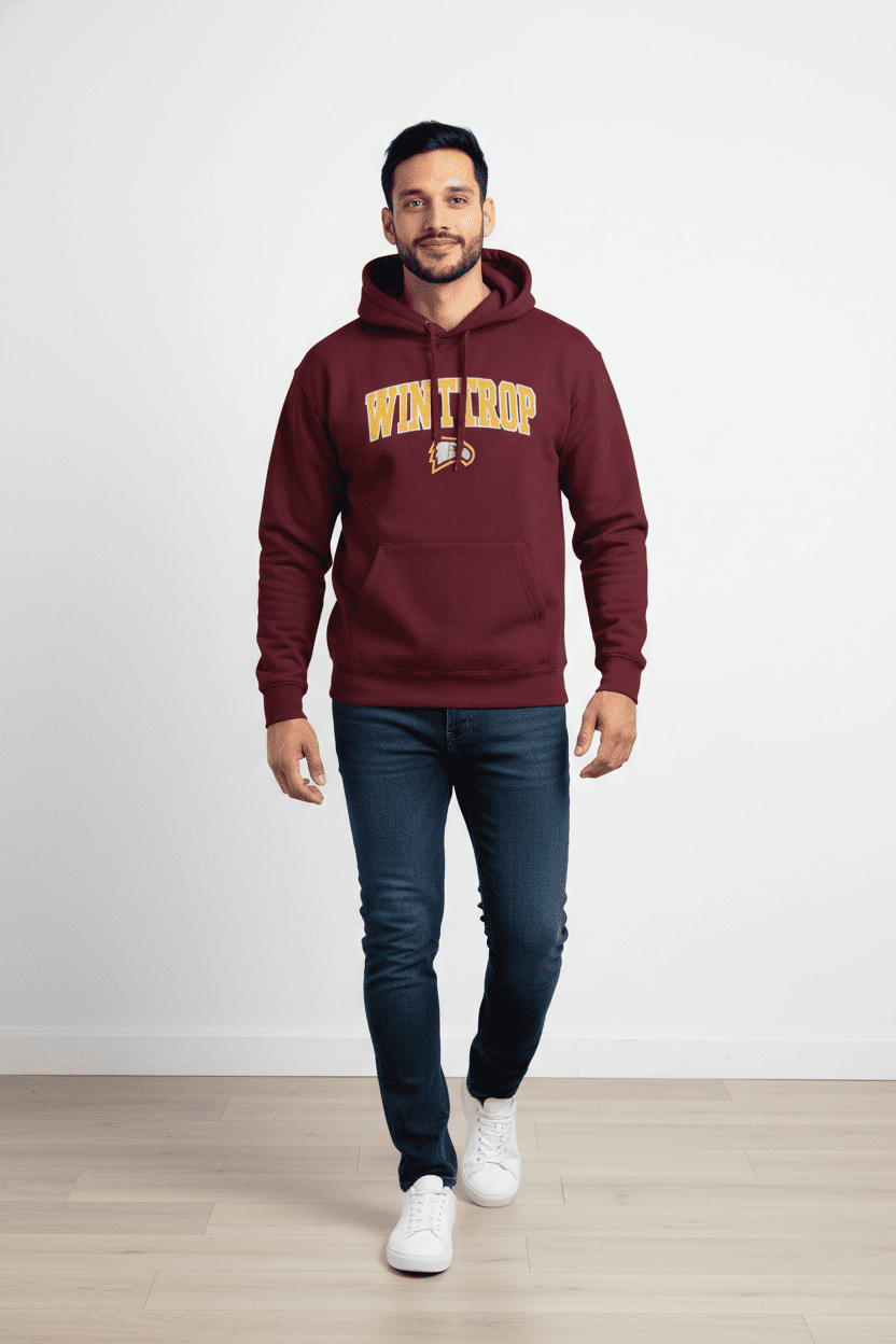 Hoodie Winthrop Eagles - L
