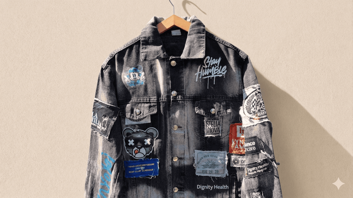 Veste denim personnalisée - M