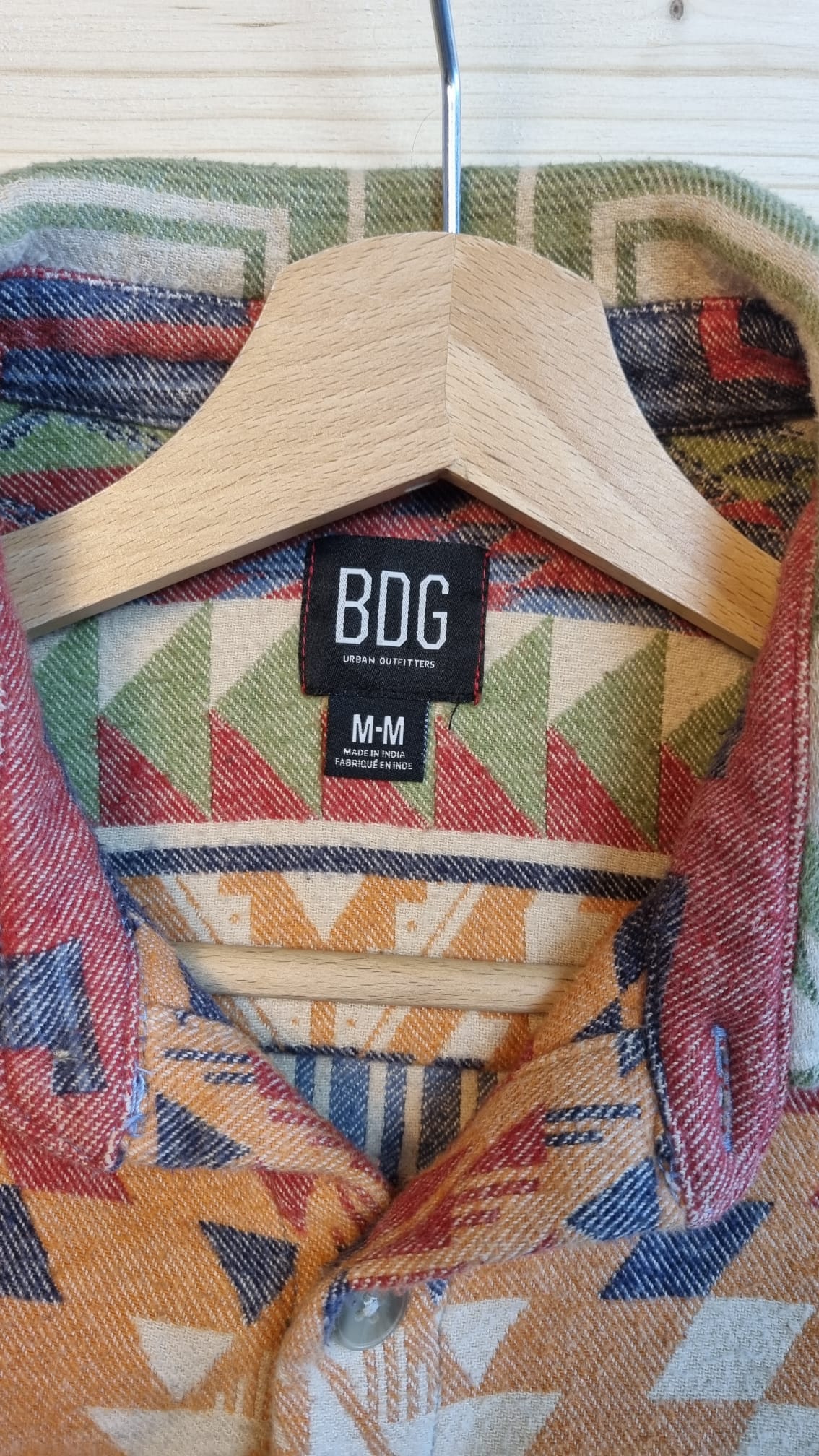 Chemise BDG à motif - M