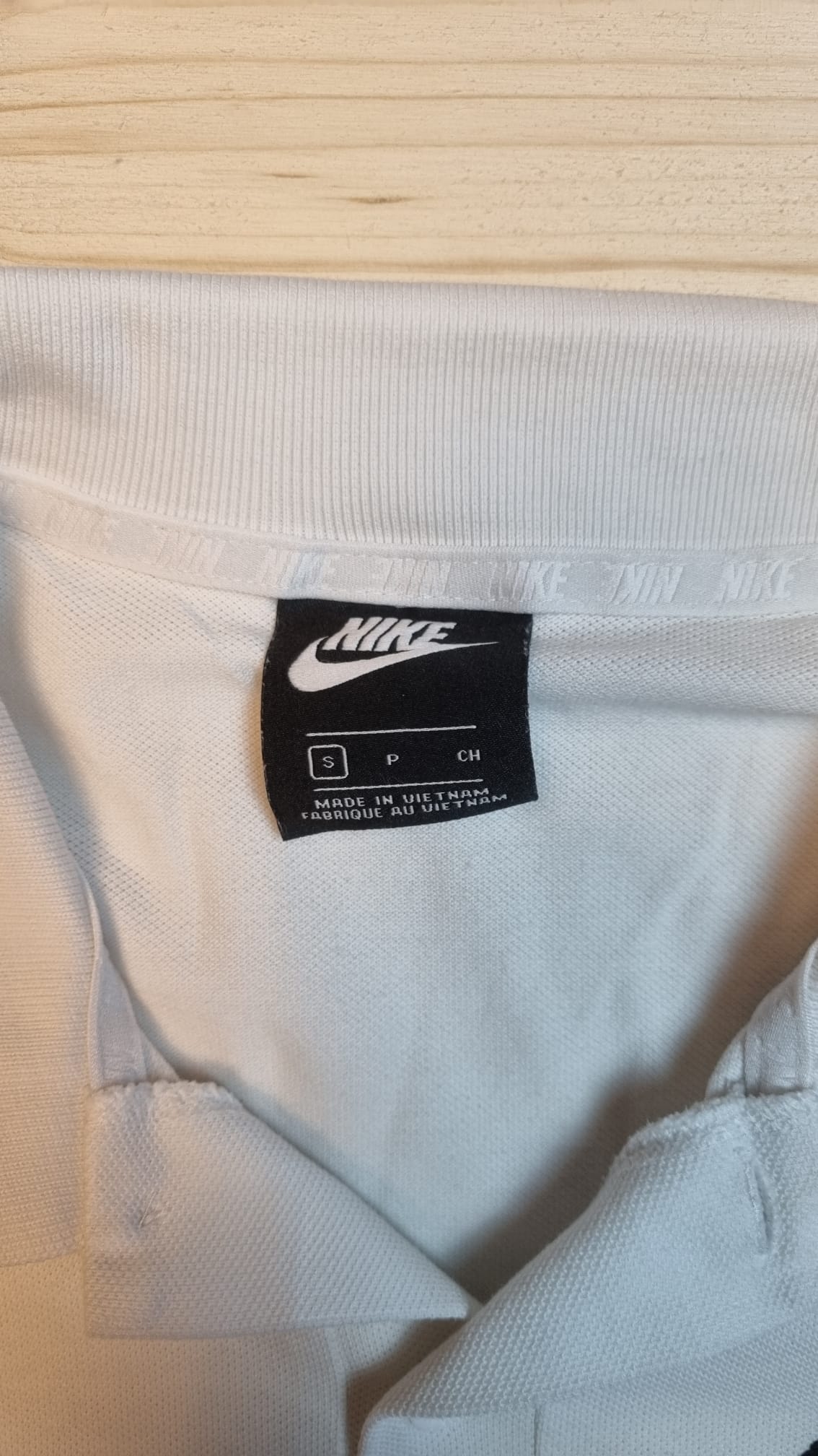 Polo blanc Nike - S