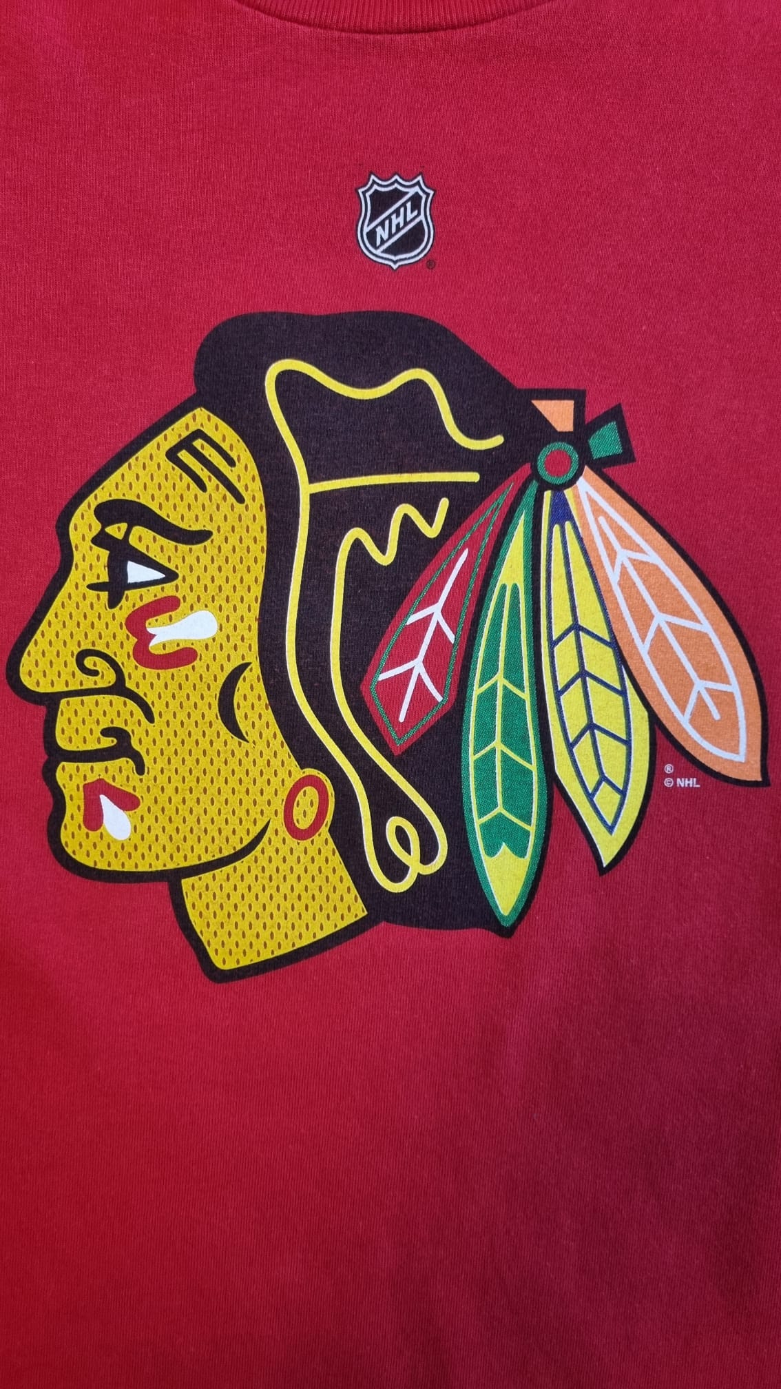 T-shirt Reebok Blackhawks - M
