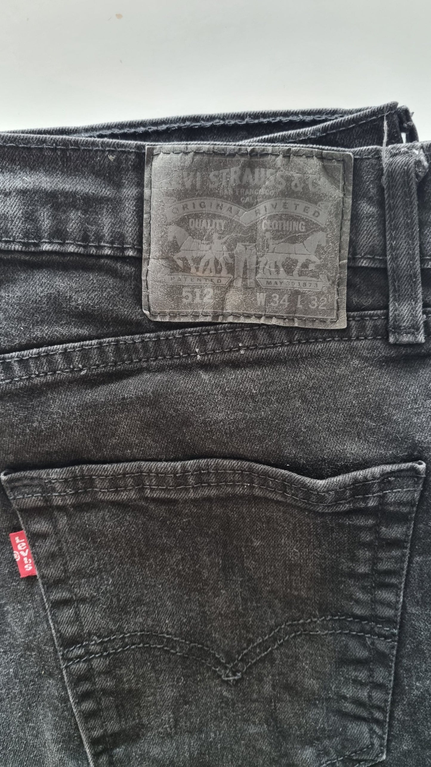 Jean Levi’s 512 noir- W34/L32