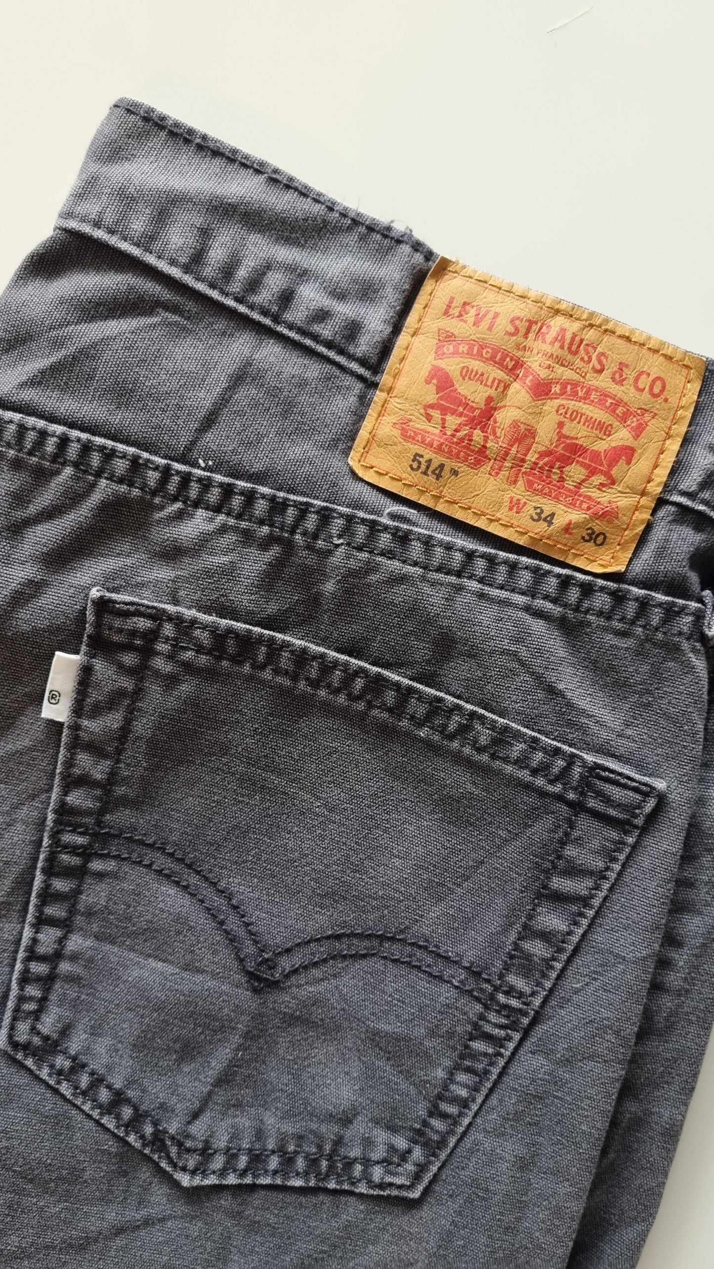 Jean Levi’s 514 noir- W34/L30