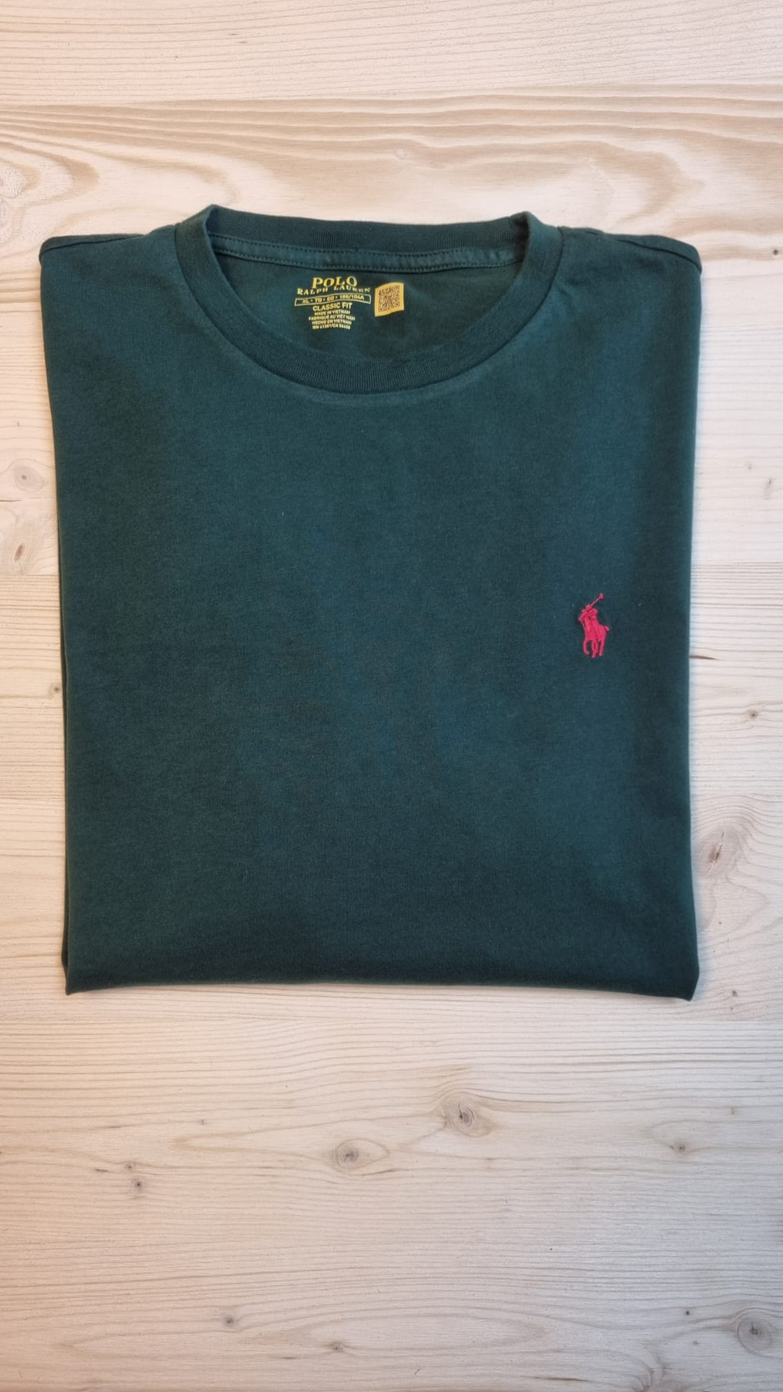 T-shirt manche longue vert Ralph Lauren - XL
