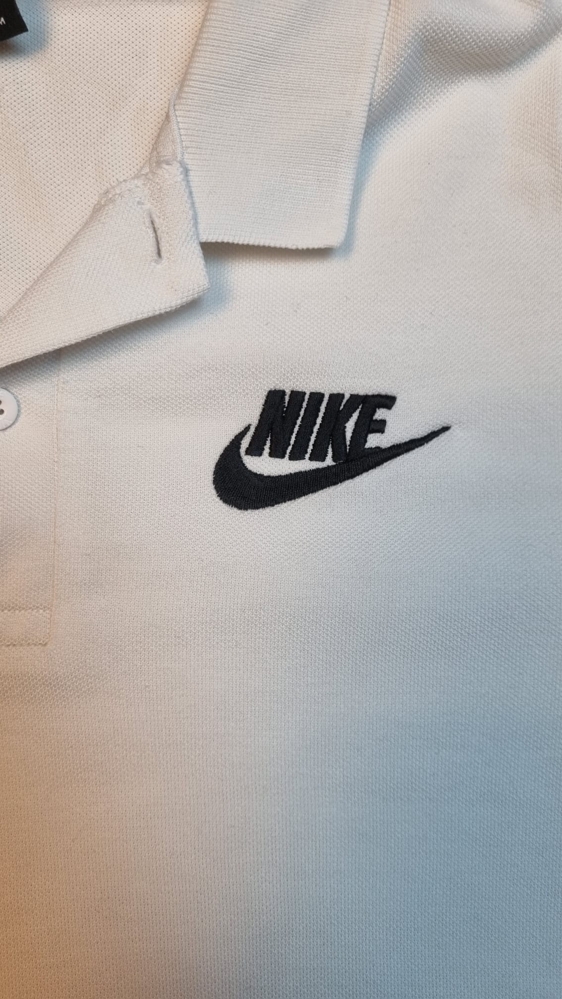 Polo blanc Nike - S
