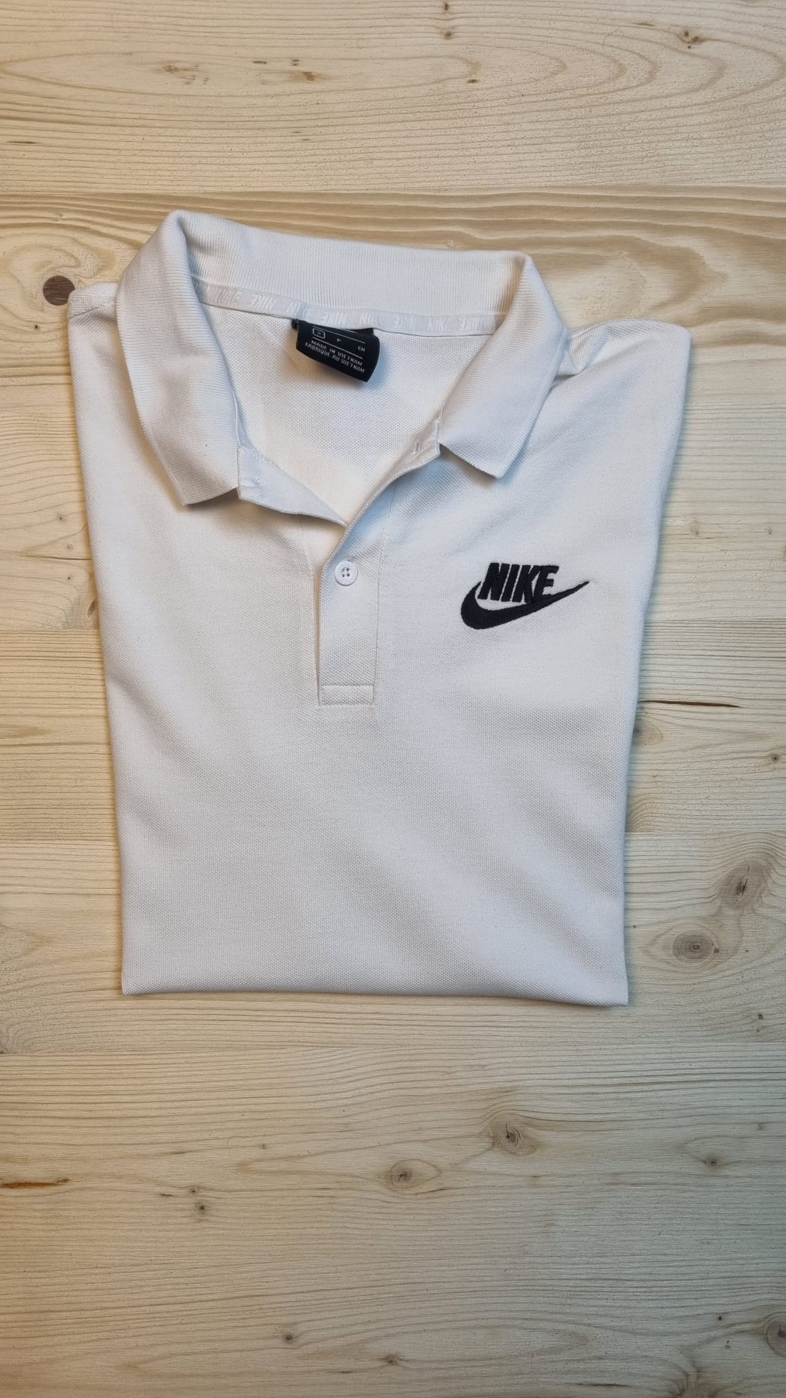 Polo blanc Nike - S