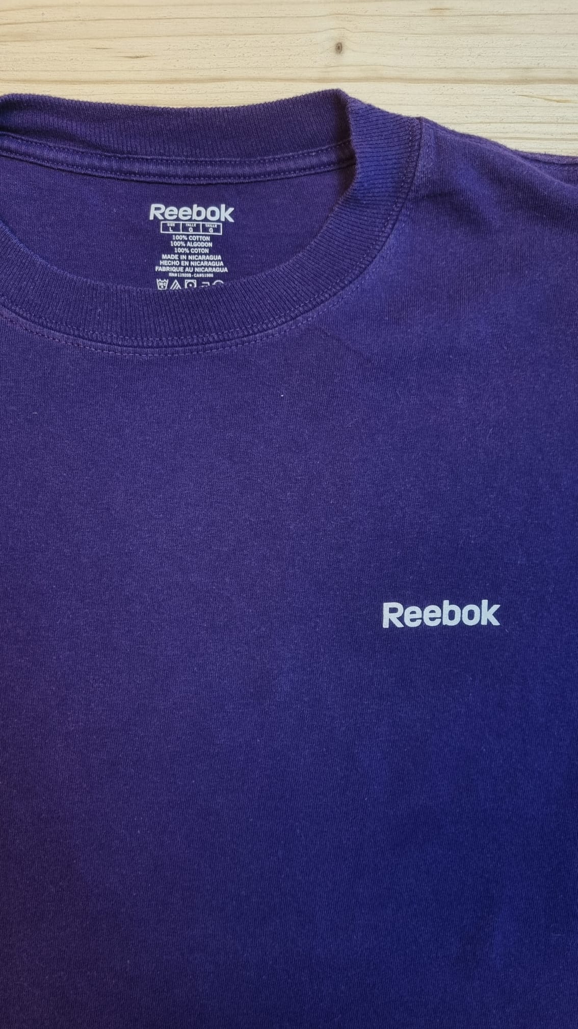 T-shirt Reebook violet - L