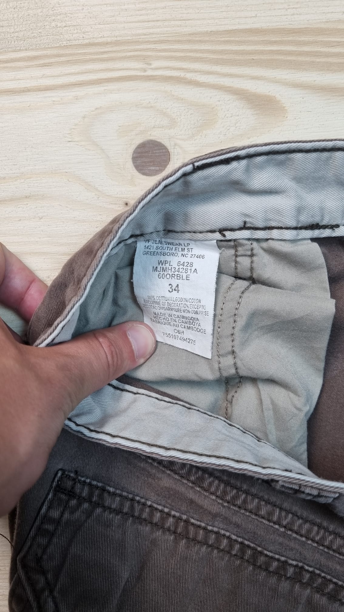 Short cargo Wrangler marron - 42
