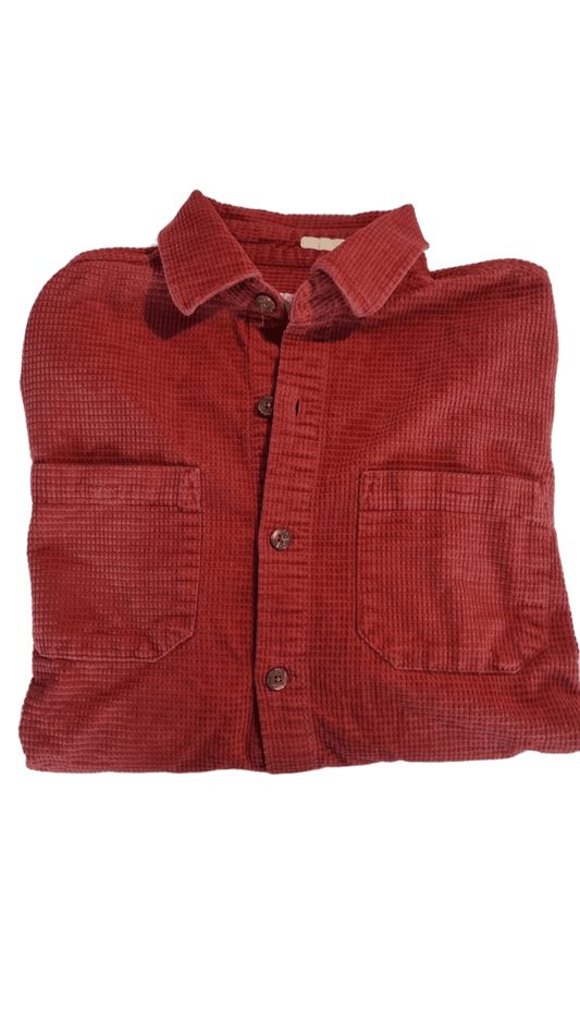 Chemise velours gaufré - M