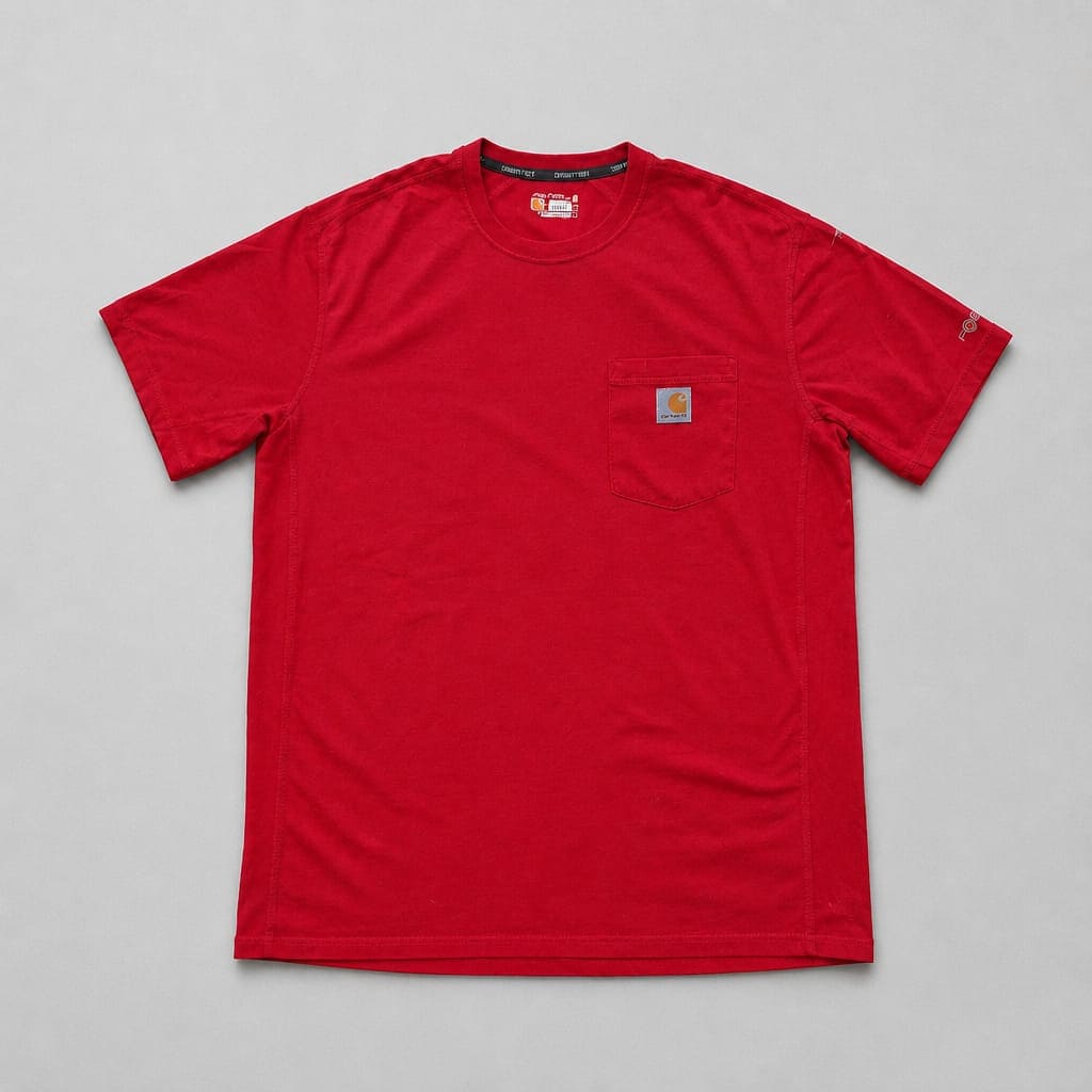 T-shirt Carhartt Rouge taille L - PEAKEE