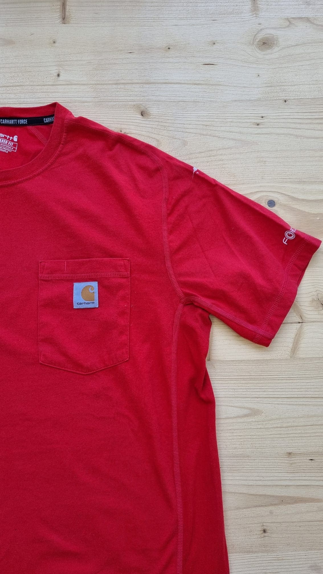 T-shirt Carhartt Rouge taille L - PEAKEE