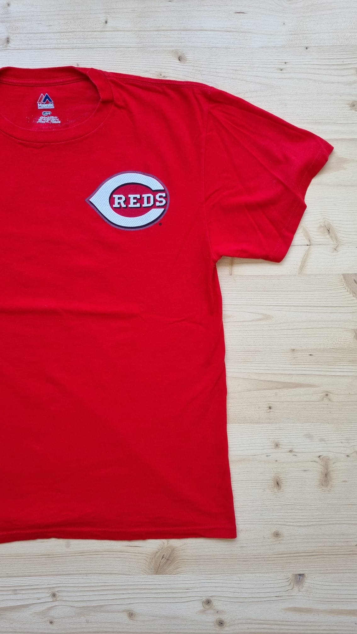 T-shirt Majestic Athletic Rouge taille L - PEAKEE