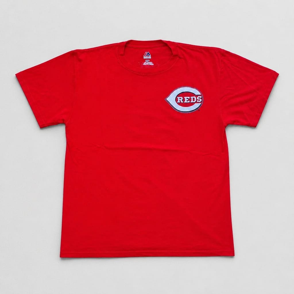 T-shirt Majestic Athletic Rouge taille L - PEAKEE