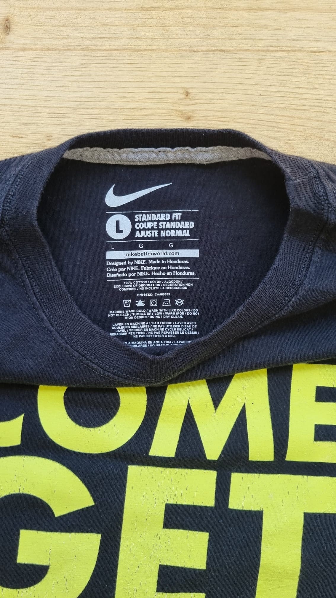 T-shirt Nike Noir taille L - PEAKEE