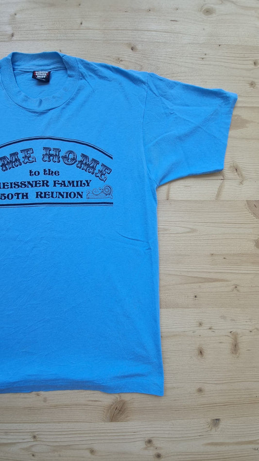 T-shirt Vintage Bleu taille L - PEAKEE